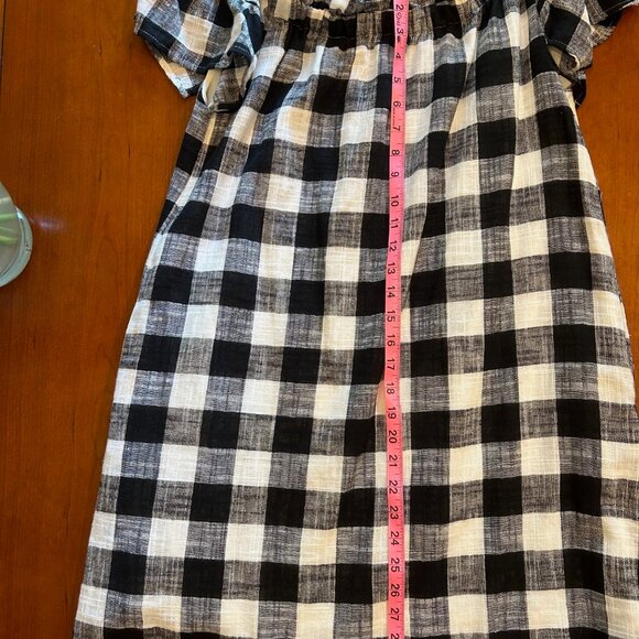 Corey Lynne Calter Anthropologie Gingham Dress Size Small - Picture 5 of 5